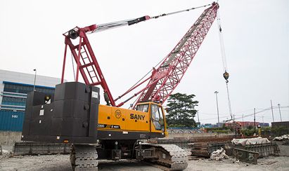 Гусеничный кран Sany грузоподъёмность 80 тонн SCC800C